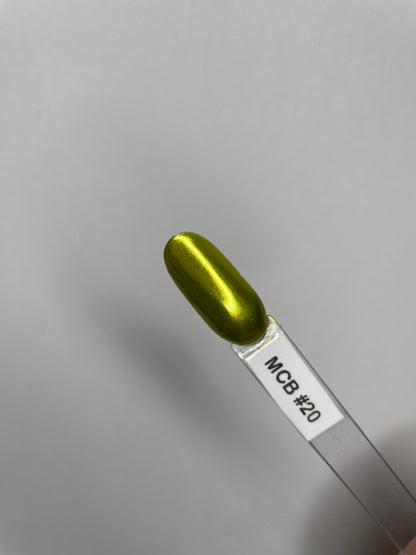 Premium Chrome Pen Powder 25 Metallic Shades with Built-in Sponge - CM Nails & Beauty Supply