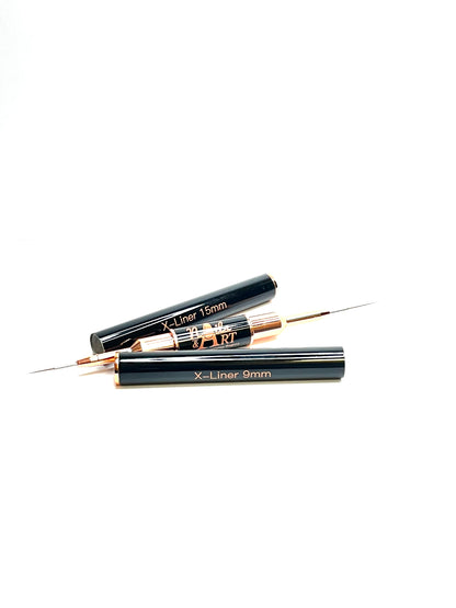 Detailing Brushes X Liner | 2 in 1 | 9mm & 15mm - CM Nails & Beauty Supply