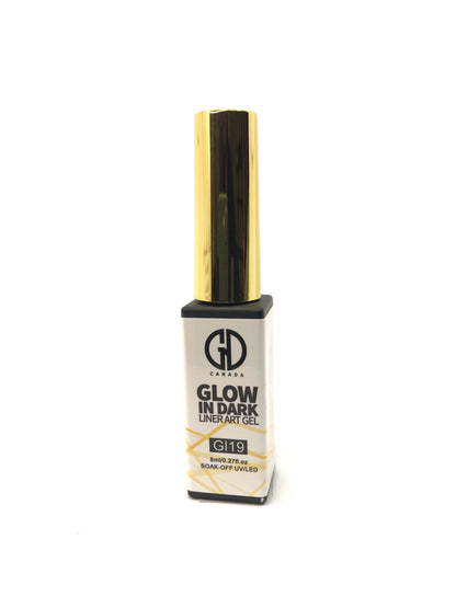 Nail Art Gel Liner | Glow in The Dark | GND Canada 19 | 0.27 Oz - CM Nails & Beauty Supply