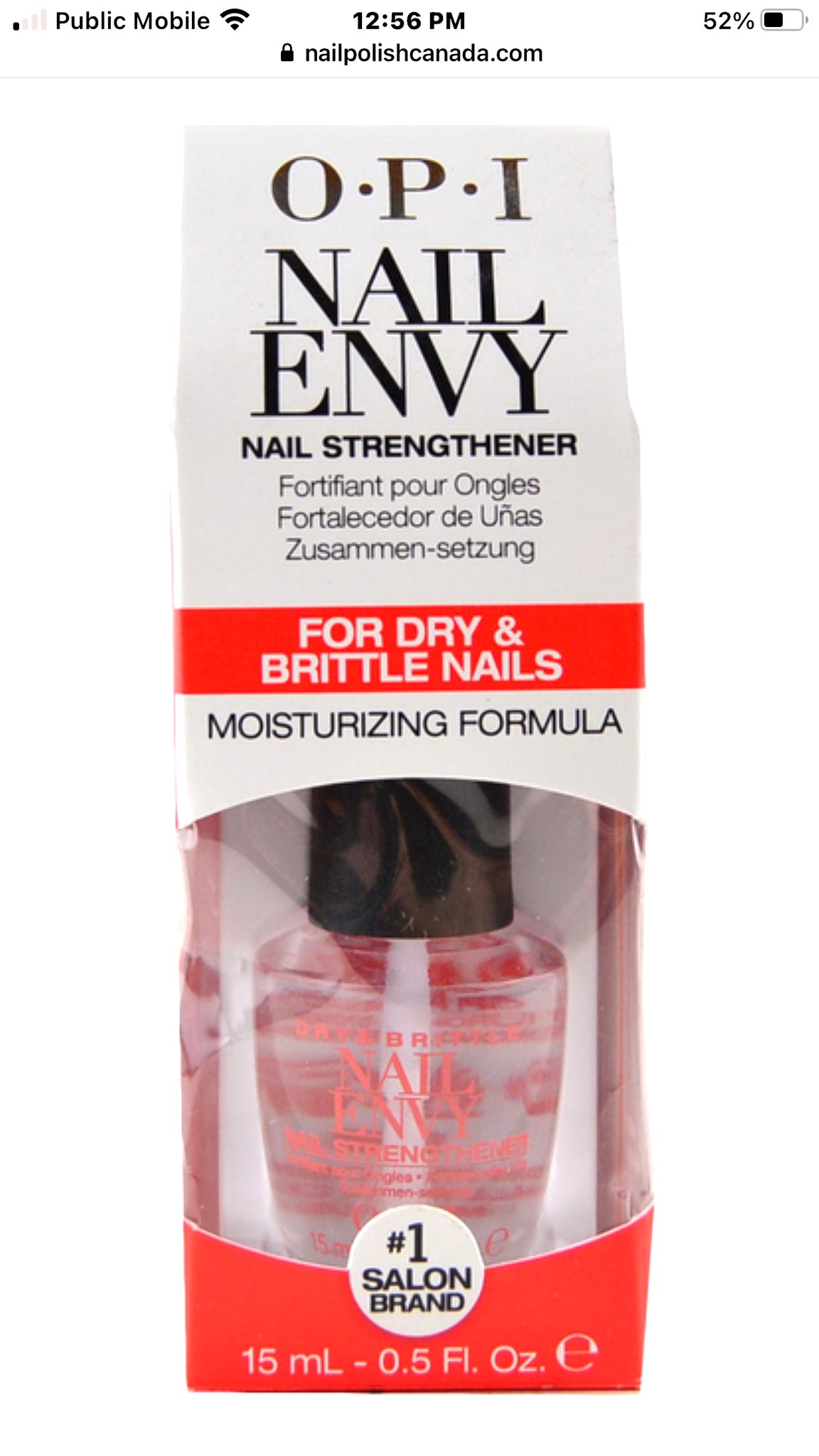 Nail Envy For Brittle and Dry Nails Nail Strengthener  | OPI®