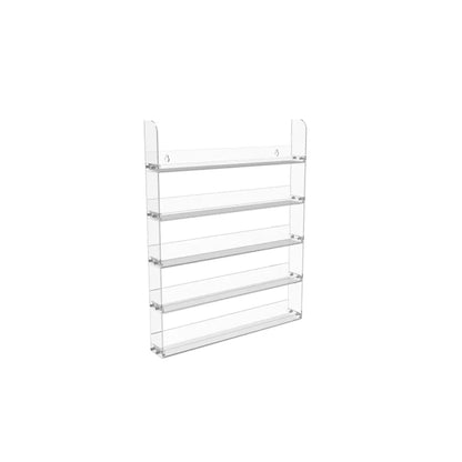 Wall-Mounted Nail Polish Rack – Holds 240 Bottles, Clear Acrylic Display (In-Store Pickup Only) - CM Nails & Beauty Supply