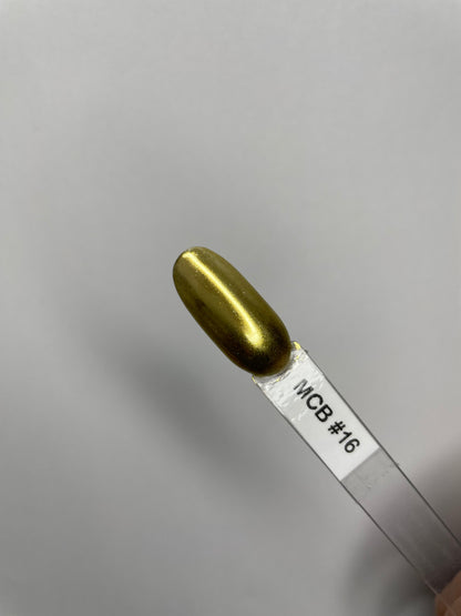 Premium Chrome Pen Powder 25 Metallic Shades with Built-in Sponge - CM Nails & Beauty Supply