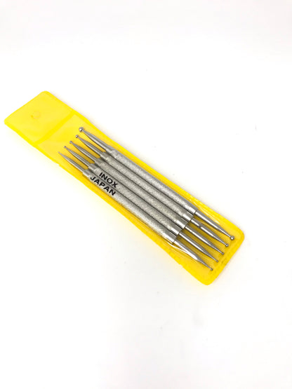 Dotting Tool Dual-End Dotting Tool Set (5-Piece) – Inox Japan Steel - CM Nails & Beauty Supply