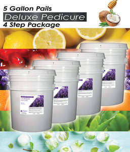 Deluxe Pedicure Sugar Scrub - Lemon Zest - | 1 Gallon | 5 Gallons |