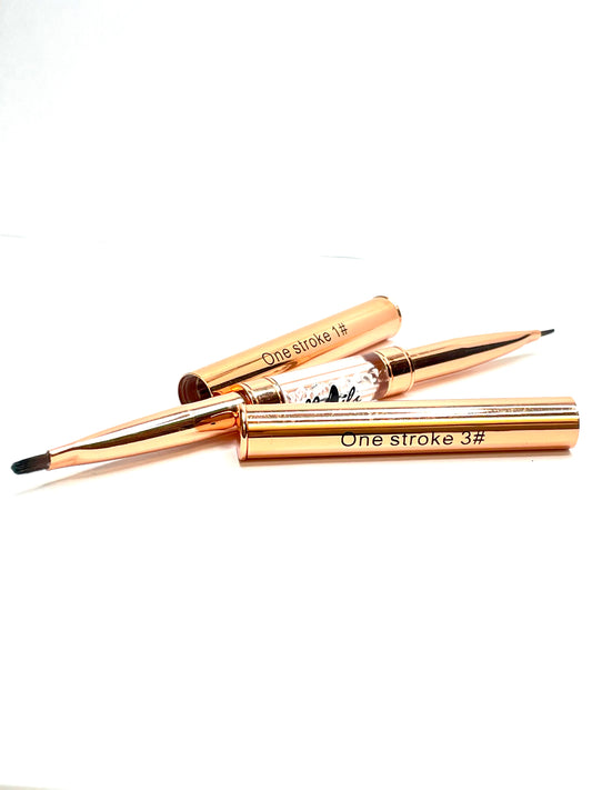 Brush /One stroke 3# (Nail & Art Brushes) with Two Brushes Combo - CM Nails & Beauty Supply