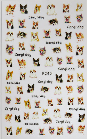 Nail Sticker | Dogs F240|