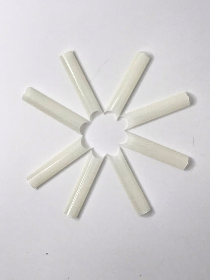 Extra Long Square | Natural | Clear | Bag 550 Tips | Extra #4,5. - CM Nails & Beauty Supply