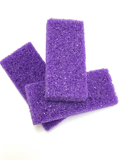 Diposable Pumice Bar -COARSE| Yellow | Purple | (10PCS) - CM Nails & Beauty Supply