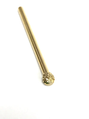 Cuticle Round Coarse 3/32 Gold - CM Nails & Beauty Supply