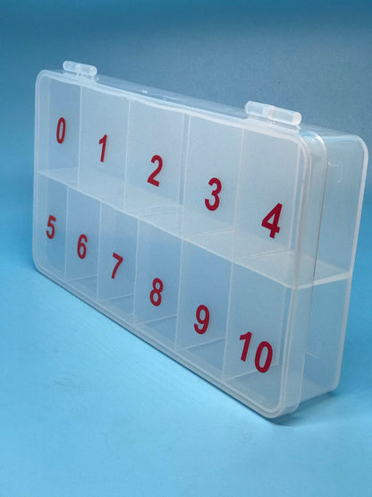 Empty Nail Tip Box Container - Hard Case - CM Nails & Beauty Supply