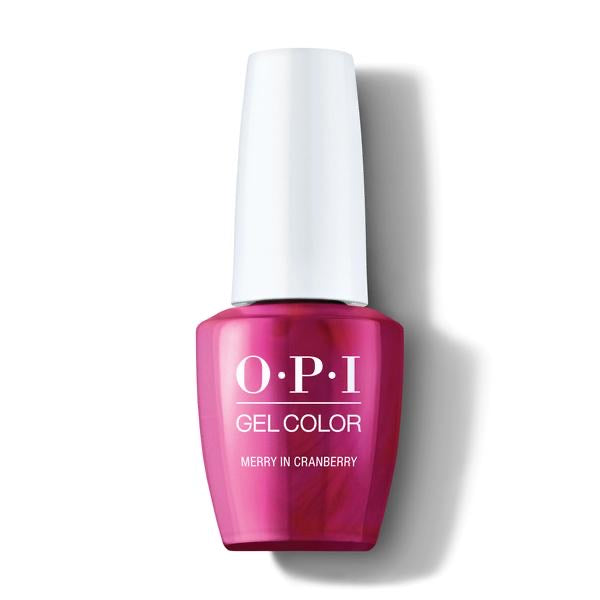 OPI GelColor - HPM07 Merry in Cranberry Shine Bright - Holiday 2020 Collection. | OPI®