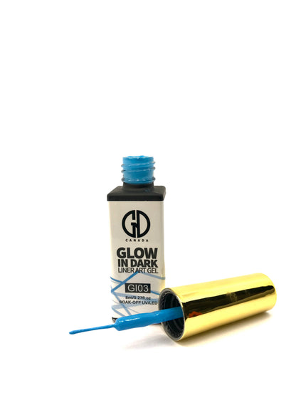 Nail Art Gel Liner | Glow in The Dark | GND Canada 03 | 0.27 Oz - CM Nails & Beauty Supply