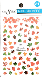 Leaf 🍁  Nail Art Stickers (#31)