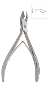 Cuticle Nipper. | MBI Stainless Steel | Size Full Jaw | Size 1/2 Jaw | Size 1/4 Jaw |.