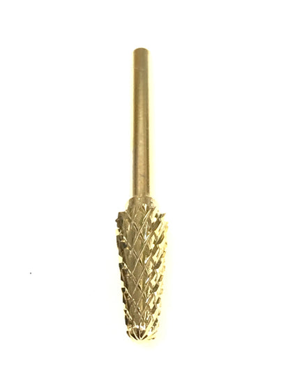Carbide Bit | Pointed | Underneath & Umbrella Shaped | 3/32 - Gold & Silver - CM Nails & Beauty Supply
