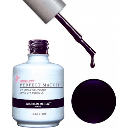 Perfect Match Marilyn Merlot 2/ pack | Gel Polish & Nail Laquer - CM Nails & Beauty Supply