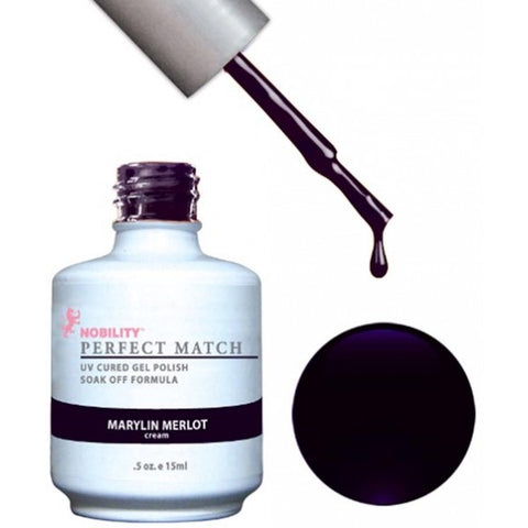Perfect Match Marilyn Merlot  2/ pack | Gel Polish & Nail Laquer