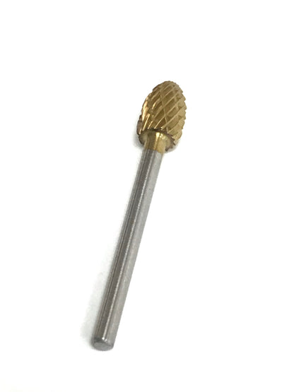 Medicool Pro Bits Carbide Football Bit 3/32 Gold - CM Nails & Beauty Supply