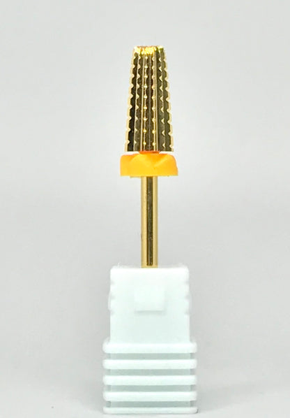 Nail Drill Bits | 5 In 1 | Gold 3/32 Grit | F | M | XC | 2XC - CM Nails & Beauty Supply