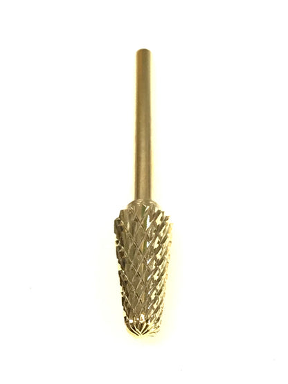 Carbide Bit | Pointed | Underneath & Umbrella Shaped | 3/32 - Gold & Silver - CM Nails & Beauty Supply