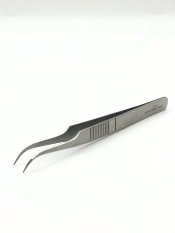 Ultra Sharp Point Curved | Tweezer | Best for Eyelash Extension.| ZBI |
