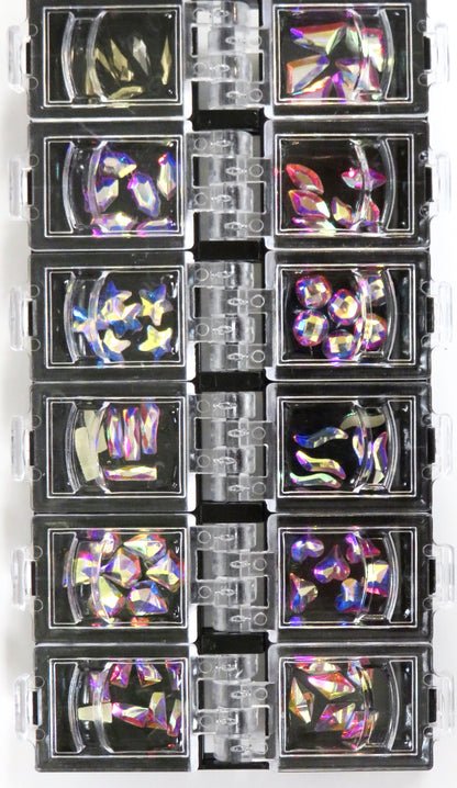 Nail Art Rhinestones Diamonds Crystals Beads Gems for DIY Nail Accessories Decor and Eye Makeup - CM Nails & Beauty Supply