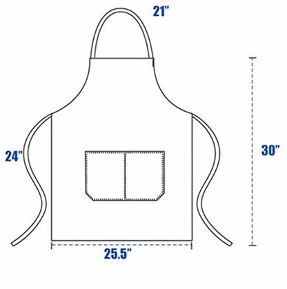 Apron for Women - Men | Black | Light Pink | Beige | Toffee | With 2 Pockets - CM Nails & Beauty Supply