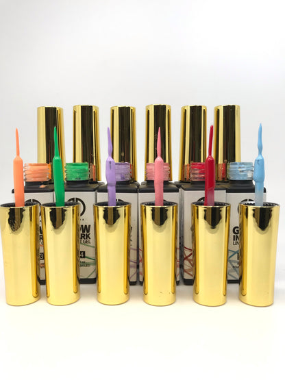 Nail Art Gel Liner | Glow in The Dark | GND Canada 13 | 0.27 Oz - CM Nails & Beauty Supply