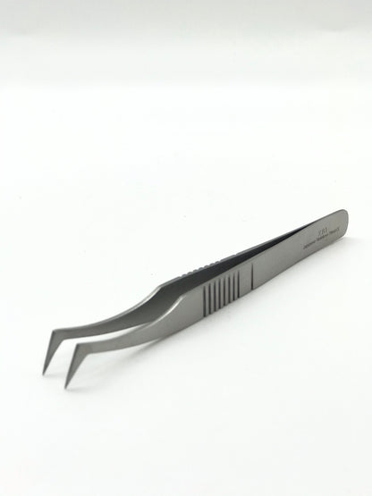 Angled Needle Nose Tweezers | Best for Eyelash Extension.| ZBI | - CM Nails & Beauty Supply