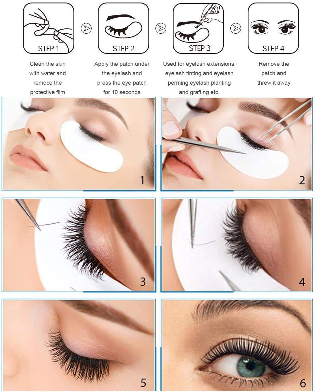 Eye Gel Patches Pack 50 pairs - CM Nails & Beauty Supply