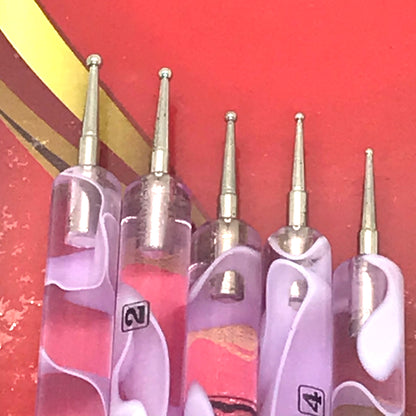 Daniel Stone 5-Piece Dotting Tool Set | Marble - CM Nails & Beauty Supply