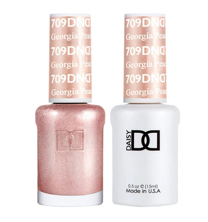 DND - Georgia Peach #709 - Gel & Lacquer Duo - CM Nails & Beauty Supply