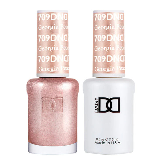 DND - Georgia Peach #709 - Gel & Lacquer Duo - CM Nails & Beauty Supply