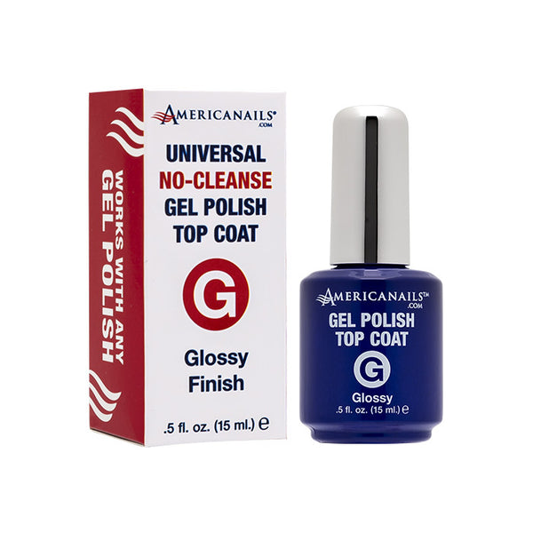 No-Cleanse Gel Polish Top Coat | Glossy Finish .5oz