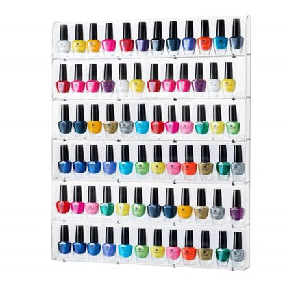 Nail Polish Wall Rack | Displays 120 Bottles ( Pick up in store only) - CM Nails & Beauty Supply
