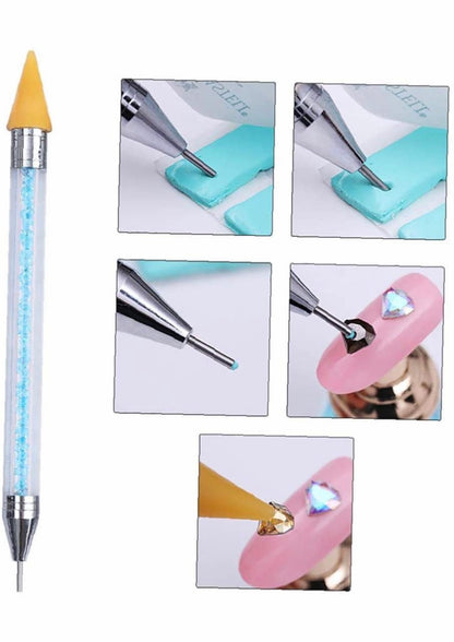 Rhinestone Picker Acrylic Handle with Storage Case - CM Nails & Beauty Supply