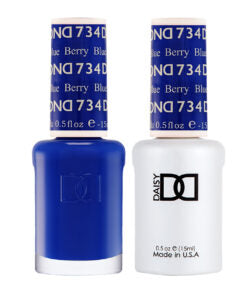 DND - Berry Blue #734 - Gel & Lacquer Duo
