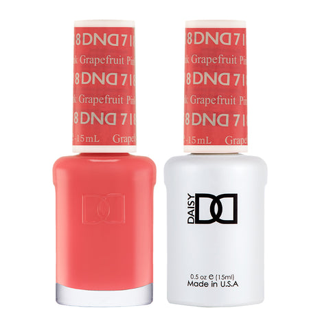 DND - Pink Grapefruit #718 -  Gel & Lacquer Duo