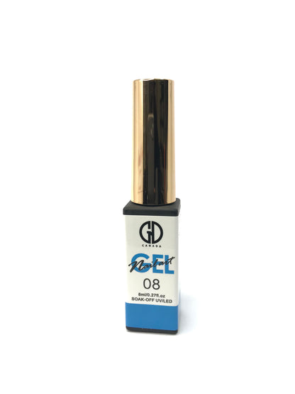 Nail Art Gel Liner | GND Canada 08 | 0.33Oz - CM Nails & Beauty Supply