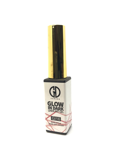 Nail Art Gel Liner | Glow in The Dark | GND Canada 16 | 0.27 Oz - CM Nails & Beauty Supply