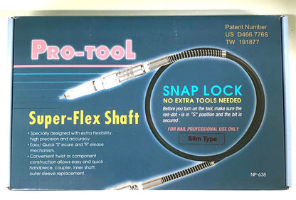 Pro Tool Super-Flex Shaft 3/32 Drill - CM Nails & Beauty Supply