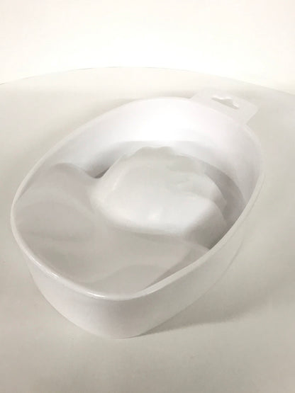 Plastic Manicure Bowl | Clear | White | Red | Light Blue | Purple | Yellow - CM Nails & Beauty Supply