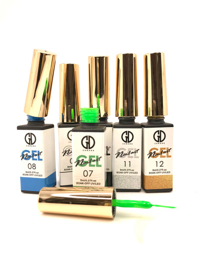 Nail Art Gel Liner | Glow in The Dark | GND Canada 21 | 0.27 Oz - CM Nails & Beauty Supply