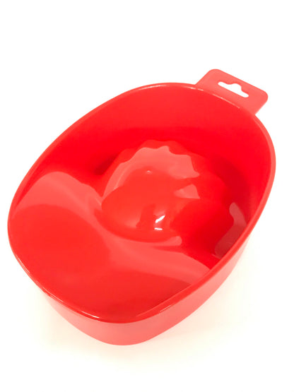 Plastic Manicure Bowl | Clear | White | Red | Light Blue | Purple | Yellow - CM Nails & Beauty Supply