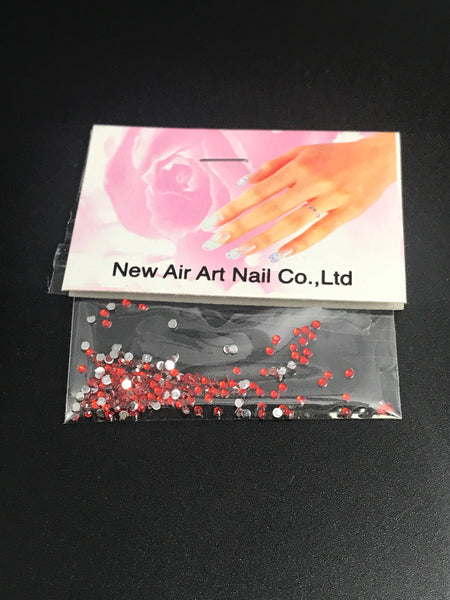 Rhinstone Nail Arts Round  | clear | Purple | Yellow | Pink