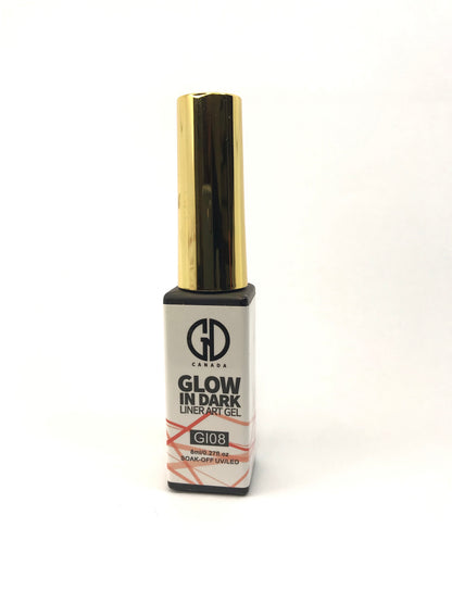 Nail Art Gel Liner | Glow in The Dark | GND Canada 08 | 0.27 Oz - CM Nails & Beauty Supply