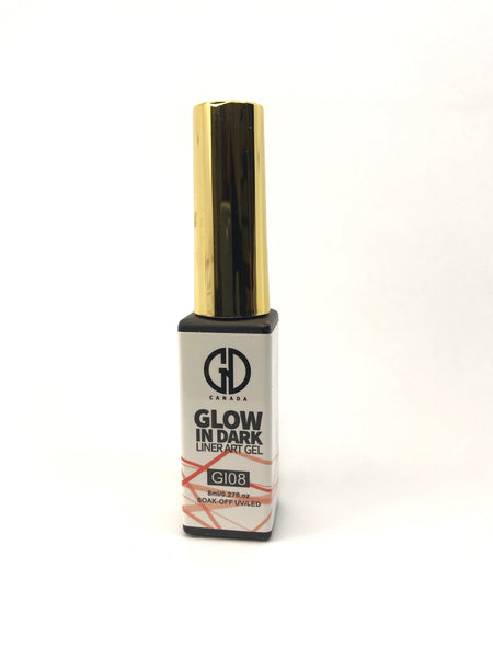 Nail Art Gel Liner | Glow in The Dark | GND Canada 08 | 0.27 Oz