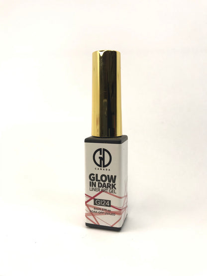 Nail Art Gel Liner | Glow in The Dark | GND Canada 24 | 0.27 Oz - CM Nails & Beauty Supply