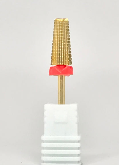 Nail Drill Bits | 5 In 1 | Gold 3/32 Grit | F | M | XC | 2XC - CM Nails & Beauty Supply