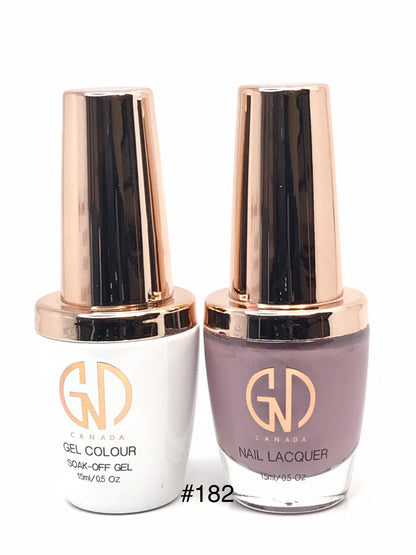 Duo Gel & Lacquer #182 | GND Canada® - CM Nails & Beauty Supply